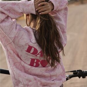 Dairy Boy Bubblegum Pink Camo Oversized Crewneck Sweatshirt & Sweatpant Set